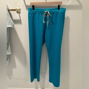 Teal FIGS Livingston Pants